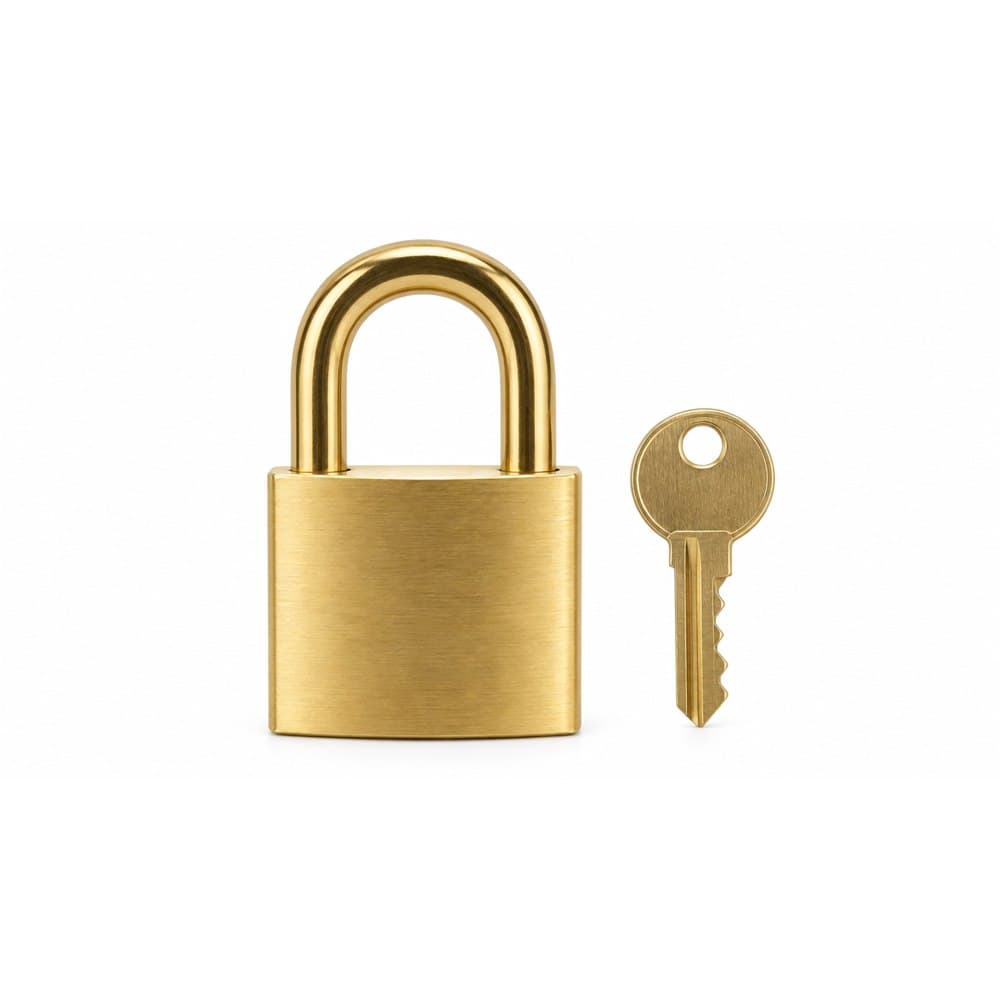 Padlock brass 40mm