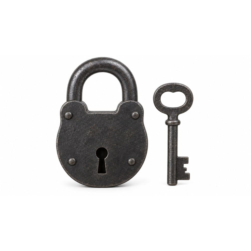 Padlock 60mm cast iron (Yale)