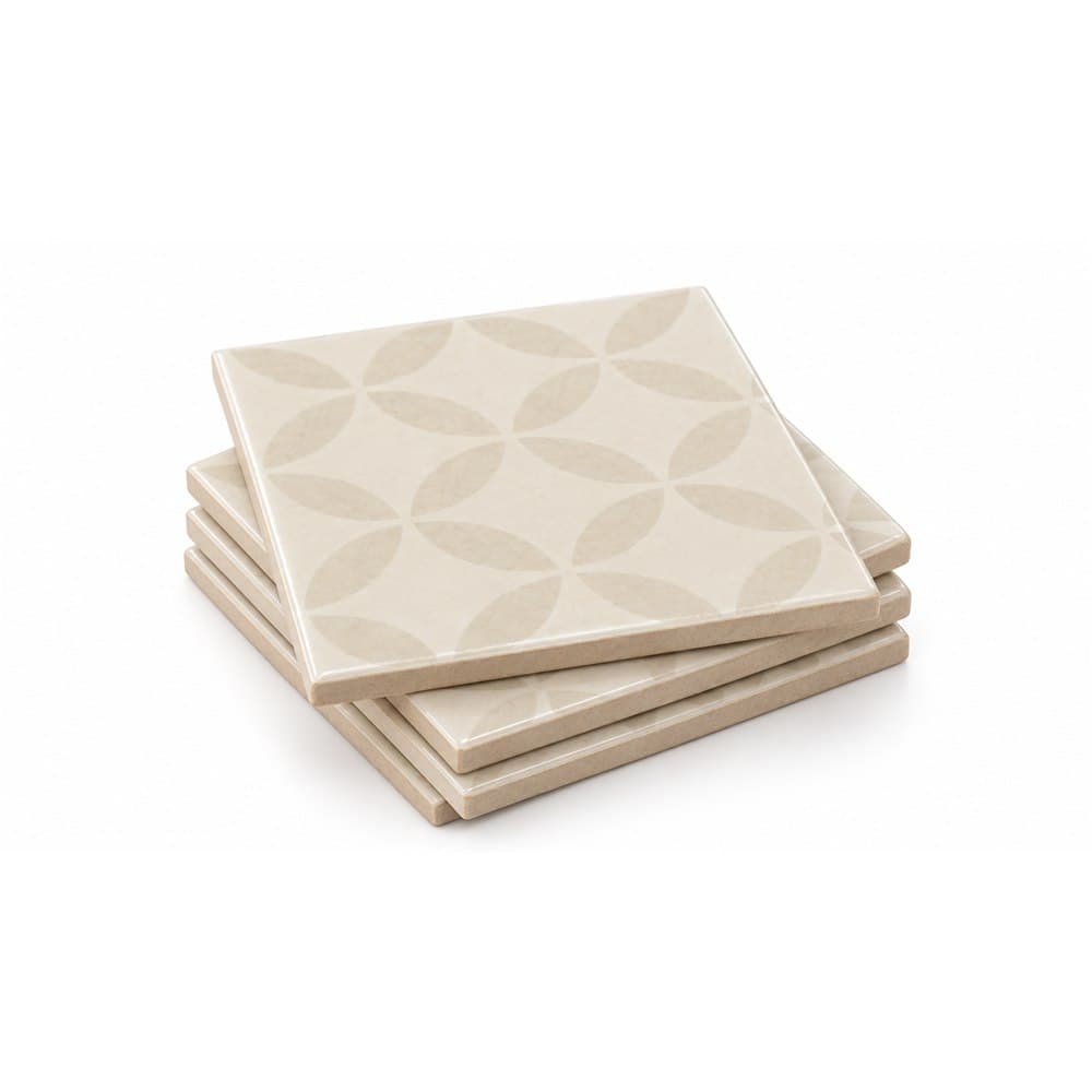 Ceramic floor tile